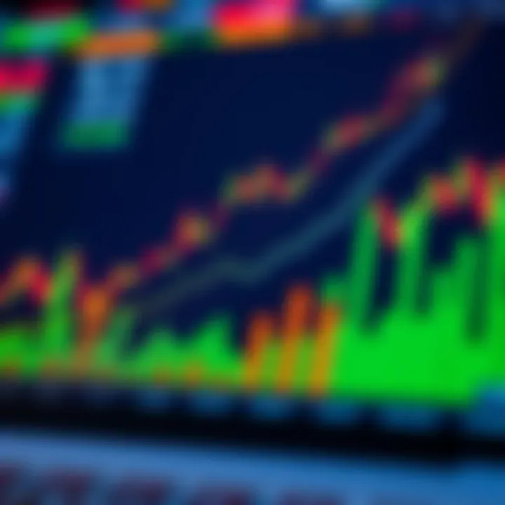 Charting Market Trends for Expert Trading Dynamic financial charts with upward and downward trends symbolizing market analysis and trading strategies in a West African context