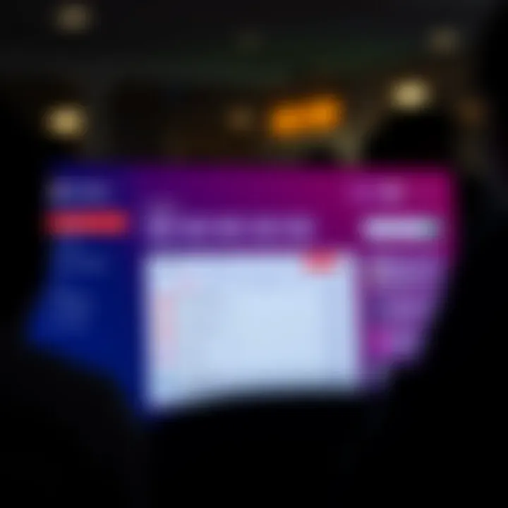 Ventezo Platform Dashboard and Navigation Features Dashboard of Ventezo platform highlighting navigation menu and account settings options