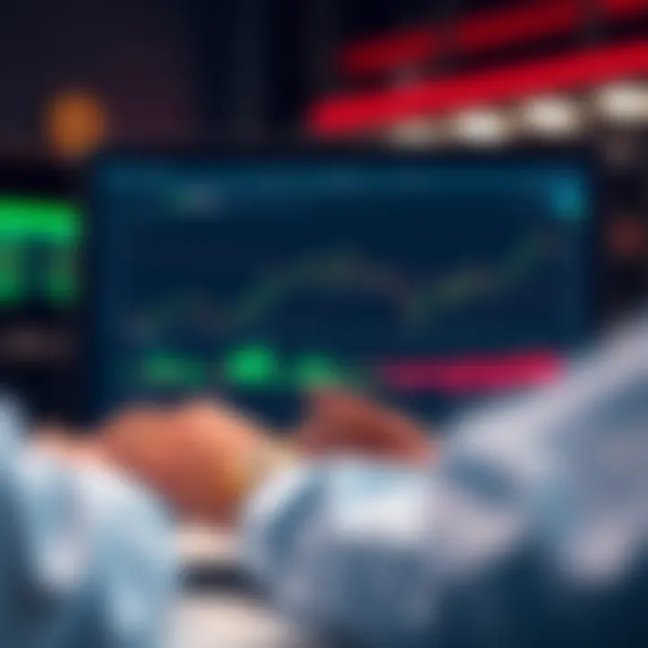 Deriv Platform with TradingView Chart Highlighting Drawing Tools and Trends Interface of Deriv’s platform integrated with TradingView chart showing drawing tools and market trend lines