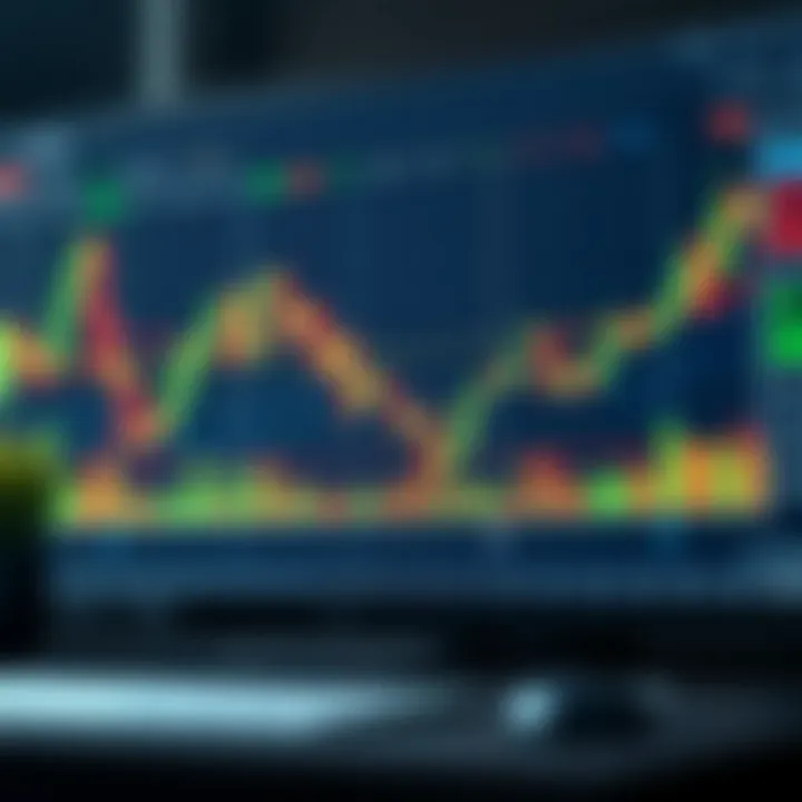 Deriv TradingView chart displaying candlestick patterns and technical indicators for market analysis