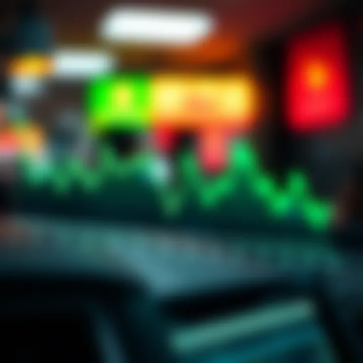 Graph showing fluctuations in the US dollar to Nigerian naira exchange rate over a recent period