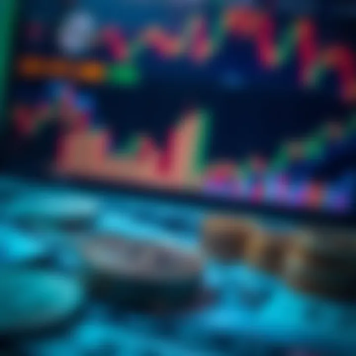 Visual representation of economic factors influencing currency markets including global events and financial indicators