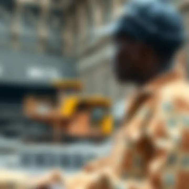 Visual representation of ECOS mining's integration with existing mining equipment in Nigeria