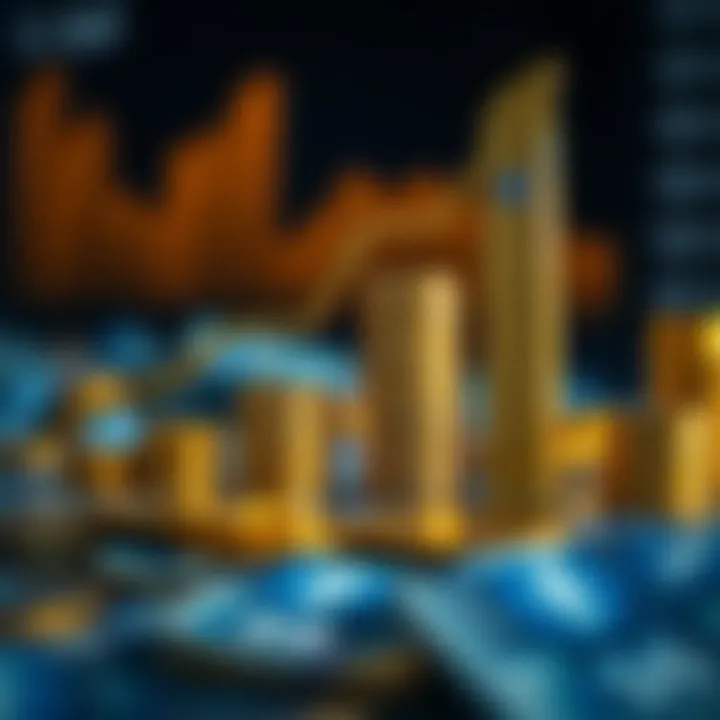 A graphical representation of investment growth with Nigerian naira currency symbols and Facebook logo