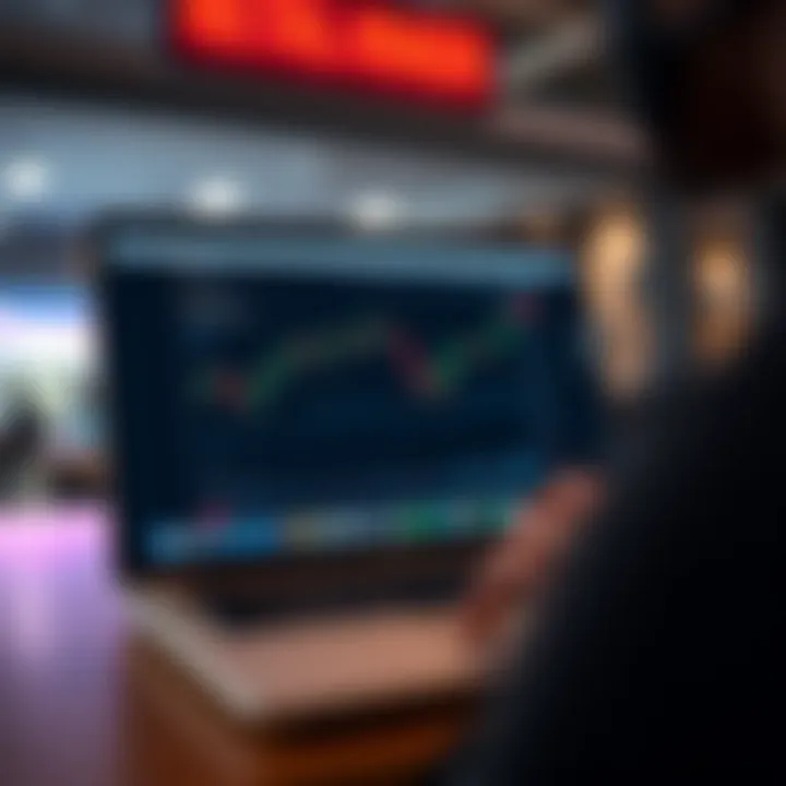 Using Online Trading Platforms to Purchase Facebook Shares in Nigeria A laptop displaying a stock trading platform with Meta Platforms Inc. stock information