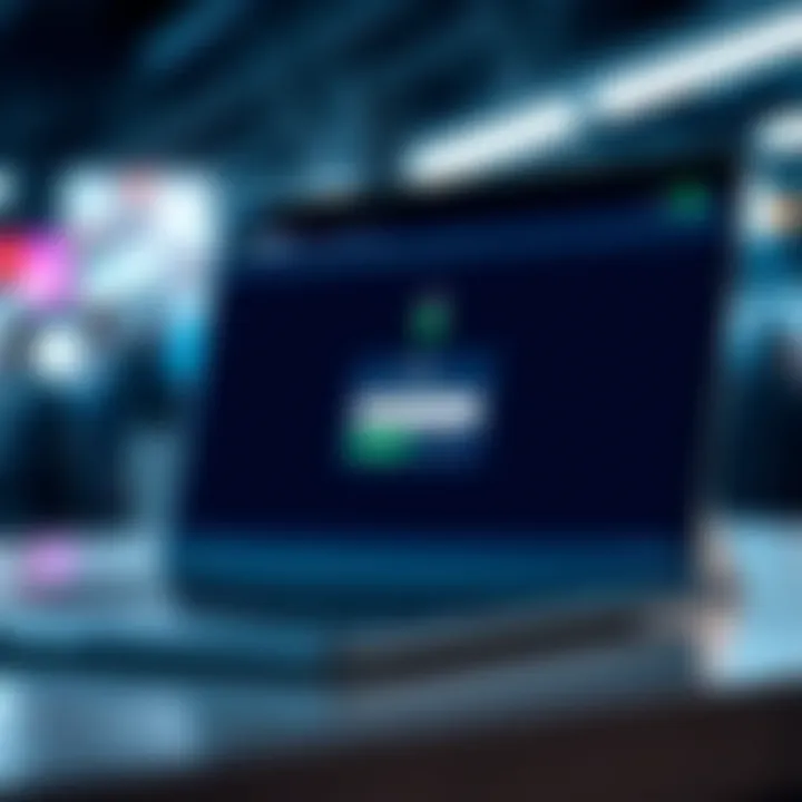 Accessing Your Deriv Account Securely Secure login screen for Deriv trading account on a laptop