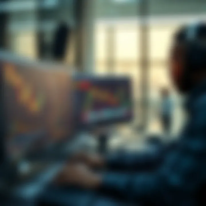 Developer working on code integration of TradingView widgets within a trading website interface