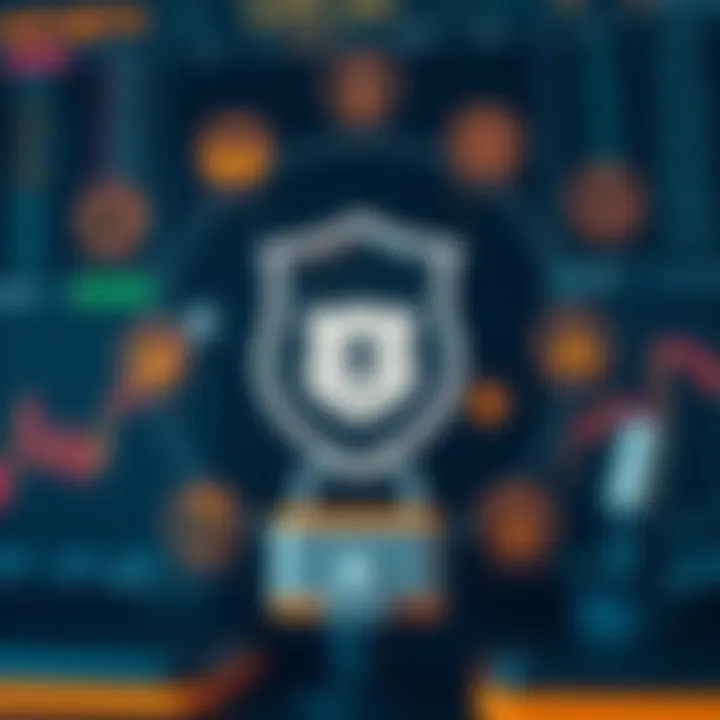 Regulatory Compliance and Safety Measures in Nigerian Trading Platforms Illustration of regulatory compliance symbols and protective shield representing safe trading environment in Nigeria