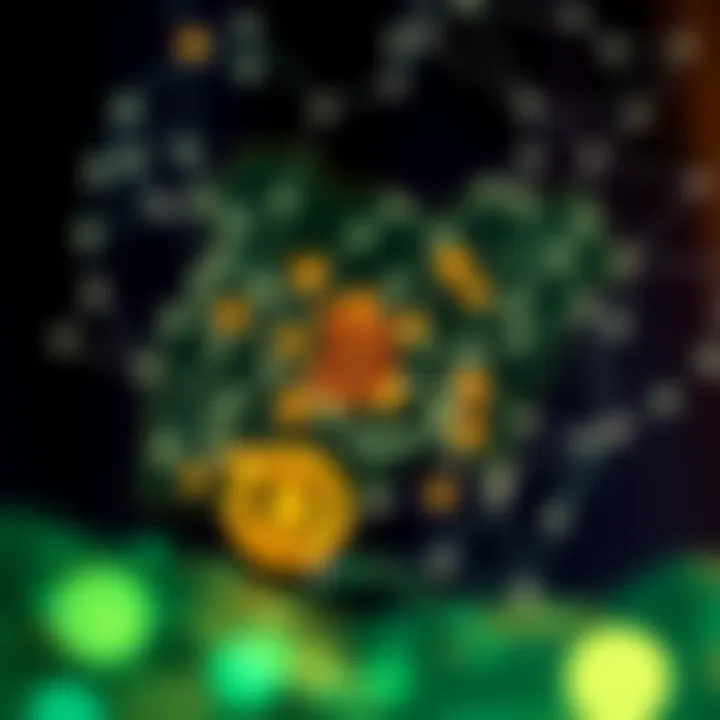 Illustration of digital blockchain network overlaying Nigerian map highlighting crypto regulations