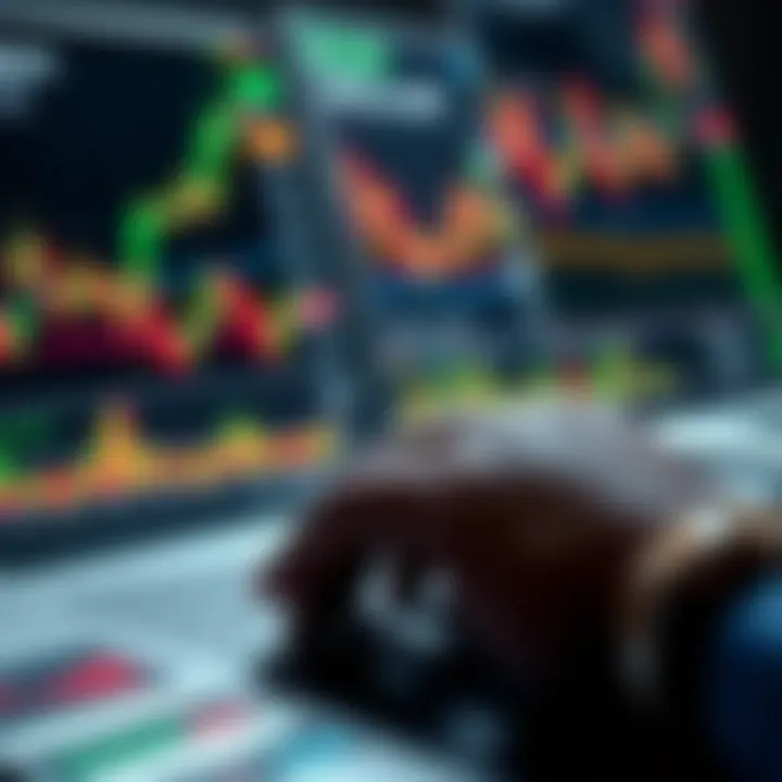 Visual representation of forex trading tools and financial charts used by Nigerian investors