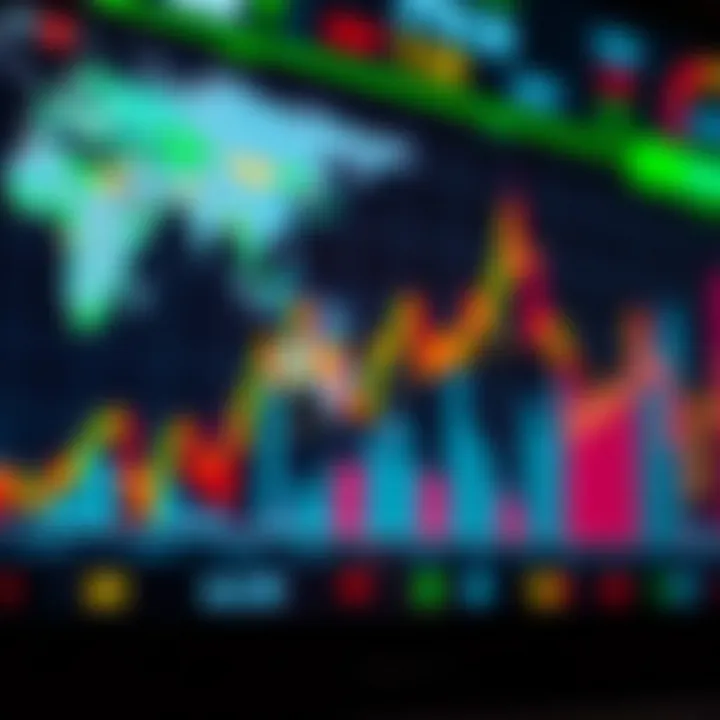 Global Currency Exchange Trends and Analysis Financial chart displaying global currency exchange trends and data analysis