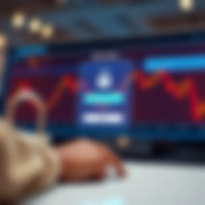 Secure login interface showcasing authentication methods on RoboForex platform
