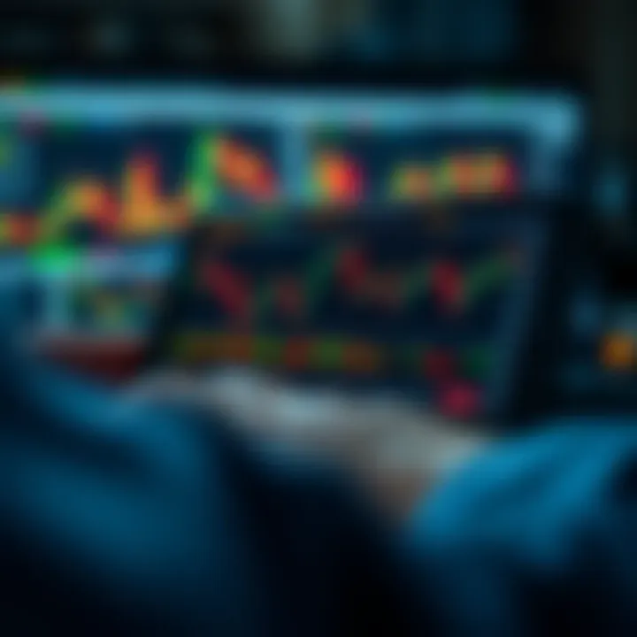 Forex and Commodity Charts on Mobile Trading App Illustration of a mobile device displaying forex and commodity charts relevant to Nigerian investors