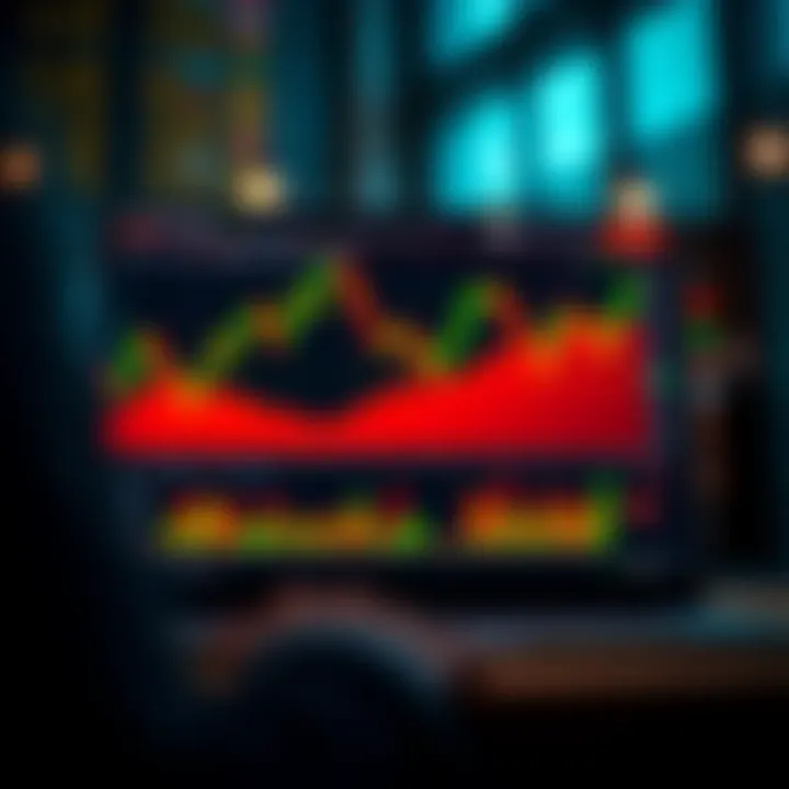 TradingView chart displaying market trends and technical indicators on Deriv.com platform