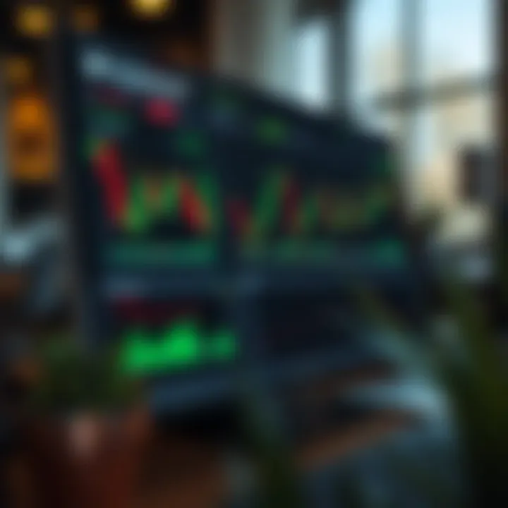 TradingView chart interface displaying various financial indicators and market trends