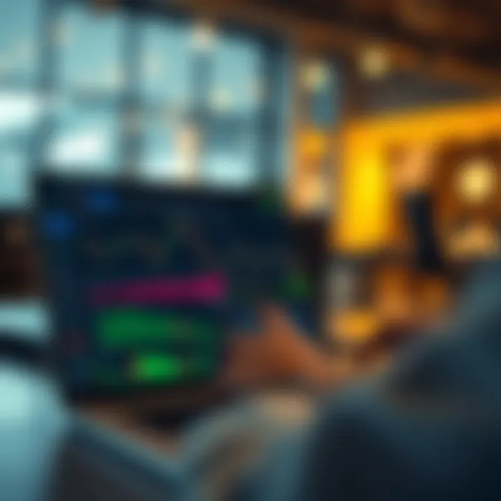 Screenshot showing TradingView Deriv APK interface with charts and technical analysis tools
