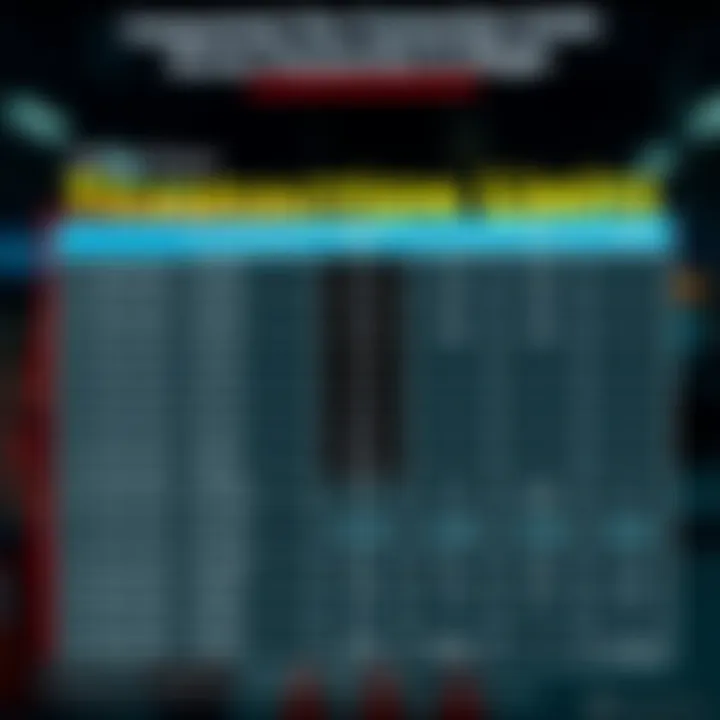 Chart comparing transaction limits on different financial platforms in Nigeria