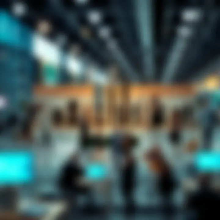 Illustration of diverse types of firms and their interactions with markets and consumers