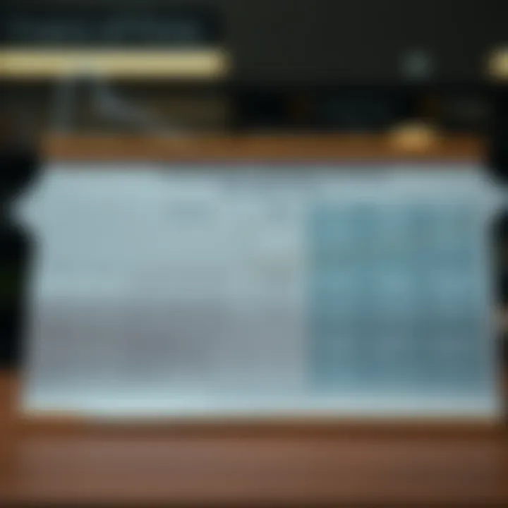 Chart showing different types of firms and their roles within various market environments