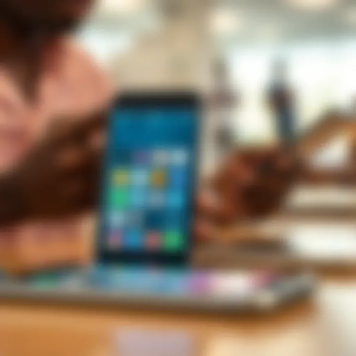 Smartphone Penetration Fueling App Trade Growth in Nigeria Mobile phones displaying various app icons representing digital entrepreneurship in Nigeria