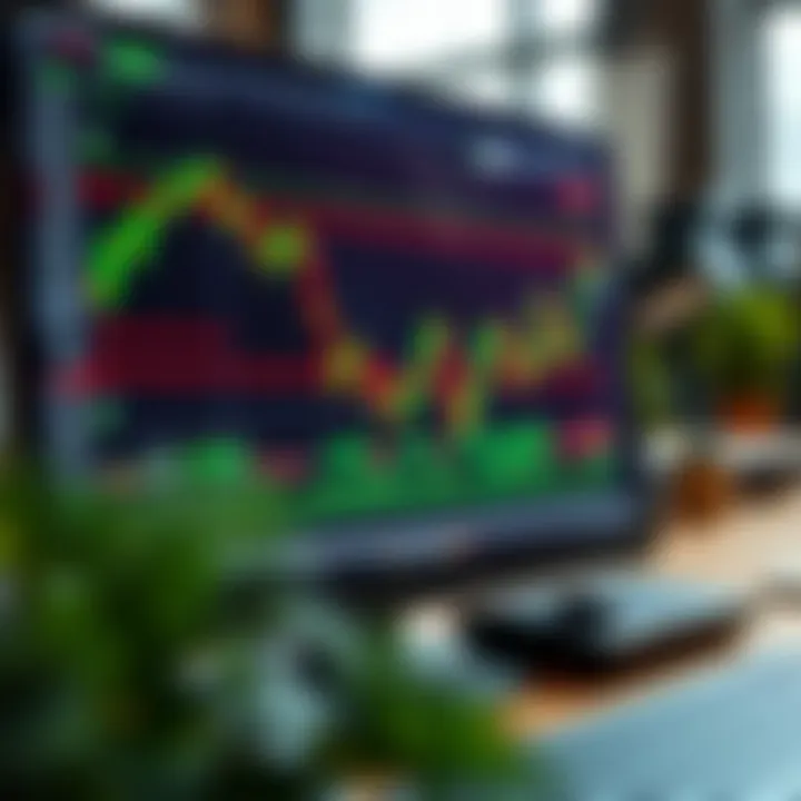Screenshot of MetaTrader platform showing forex charts and trading tools