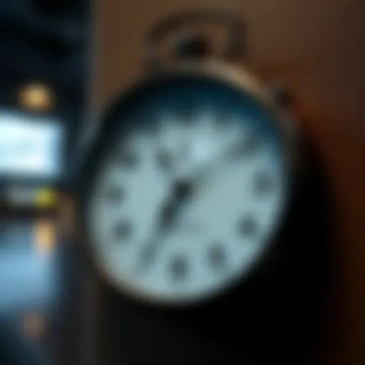 Clock showing the time difference between New York and Nigeria for forex trading