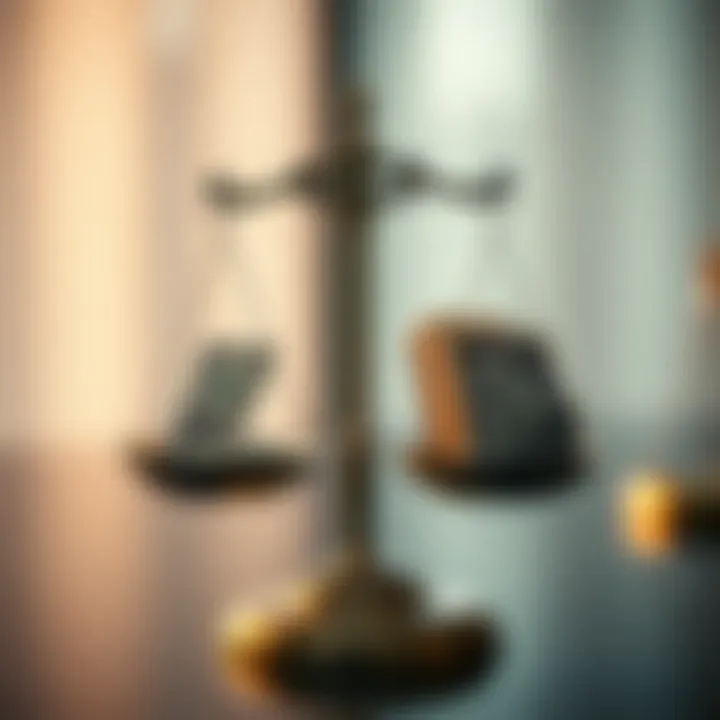 Illustration of legal scales balancing money and digital security in Nigeria