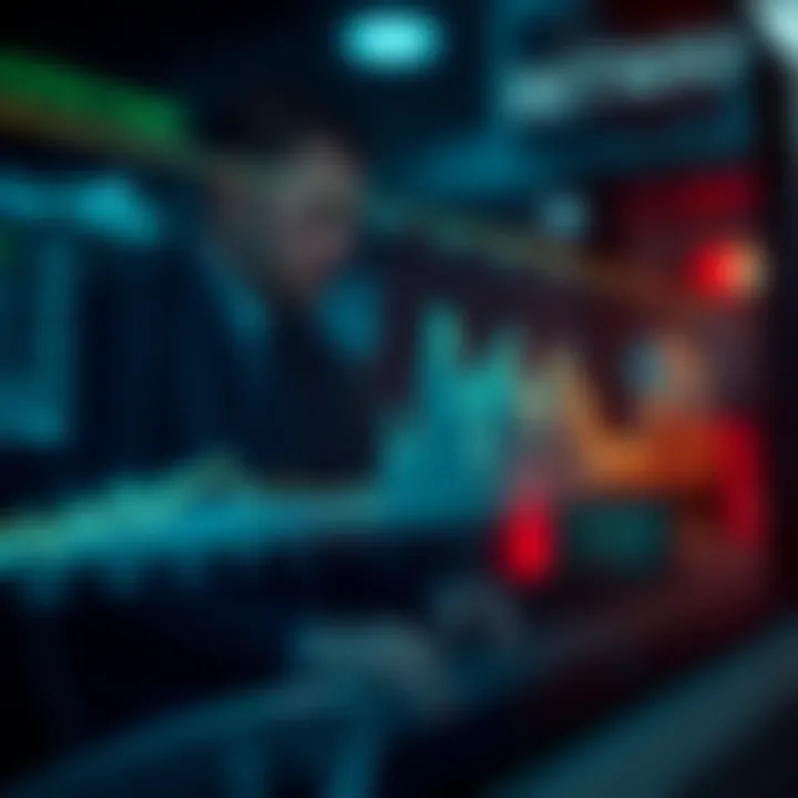 Graph showing Uniswap price fluctuations and trend lines over time