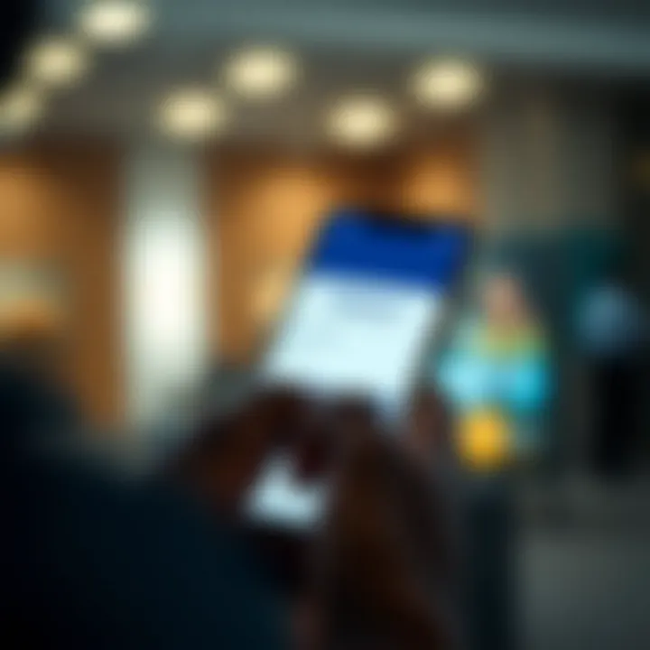 User entering login credentials on Videforex mobile app interface