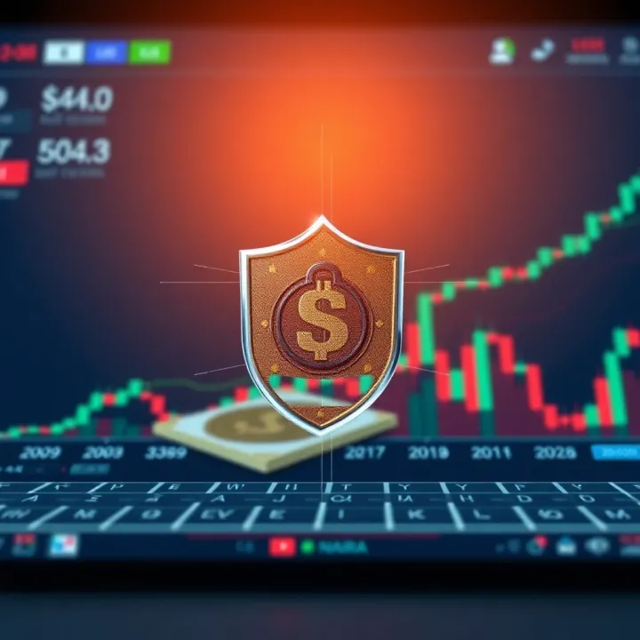Visual representation of a secure digital platform interface with Nigerian Naira currency symbols