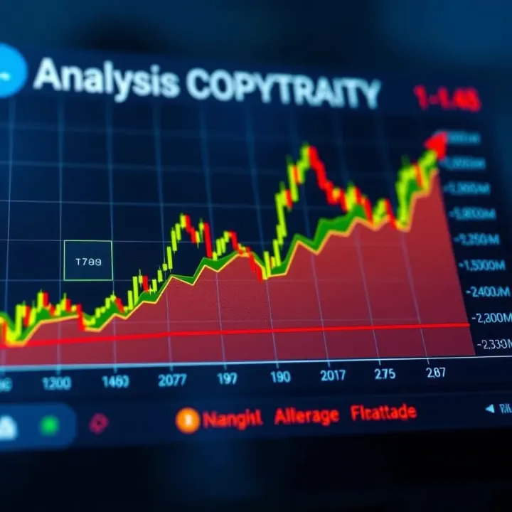 Graph showing the potential benefits and risks associated with copytrading in financial markets