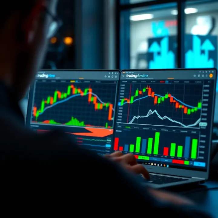 User interface showcasing customization options of TradingView tools tailored for binary options trading platforms