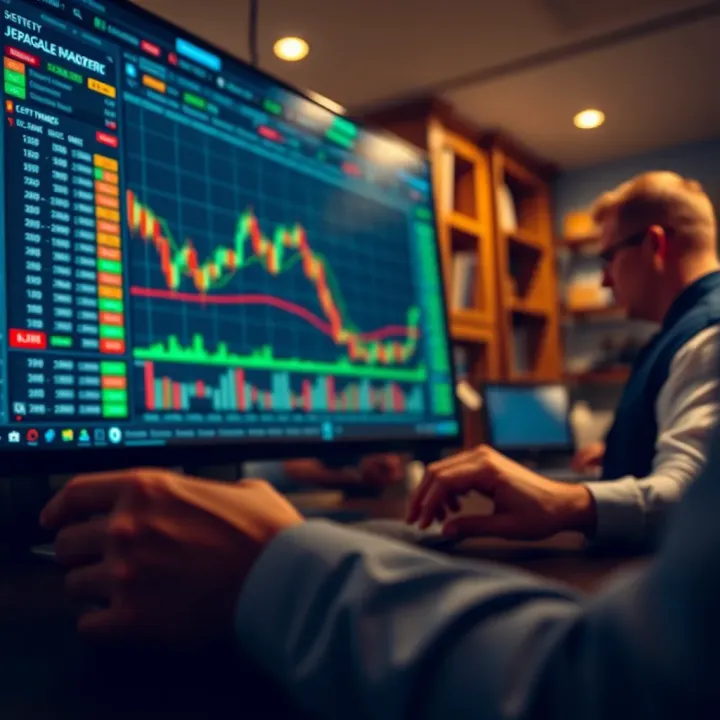 Choosing Brokers and Managing Risks in Forex Trading for Nigerian Traders Illustration of Forex trading platform emphasizing broker selection and risk management for Nigerian traders