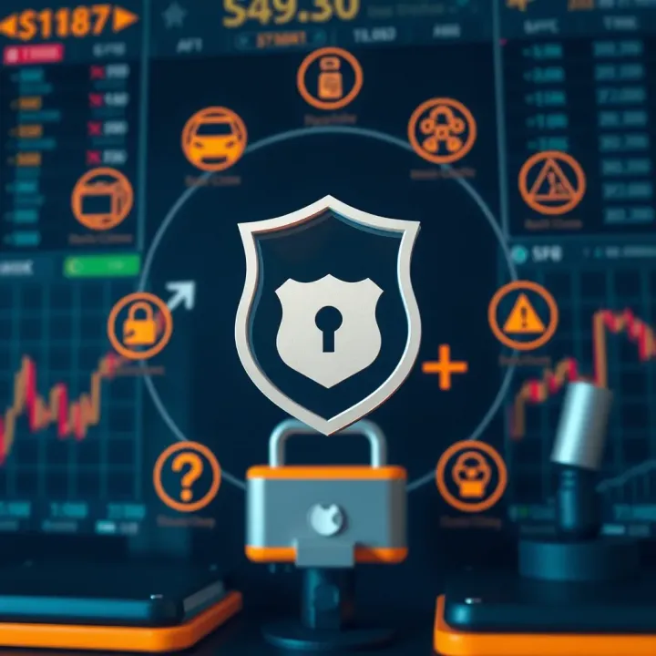 Illustration of regulatory compliance symbols and protective shield representing safe trading environment in Nigeria