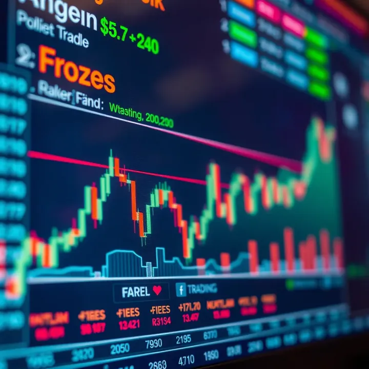 Chart showing forex market trends with protective measures highlighted