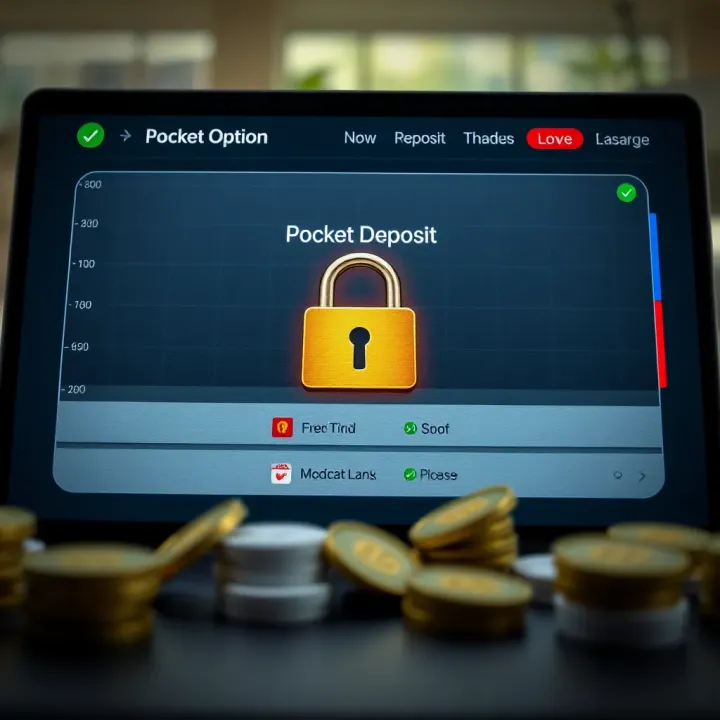 Illustration of secure deposit methods and payment options available for Nigerian users on Pocket Option