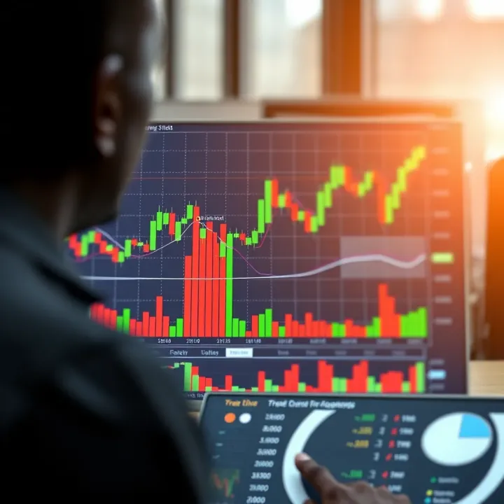 Comparison of common types of trade charts including line, bar, and candlestick charts tailored to local Nigerian trading trends