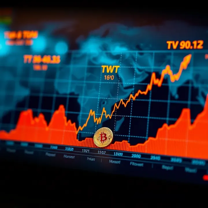Graph showing Tokenized Web Token price trends and market fluctuations in Nigeria