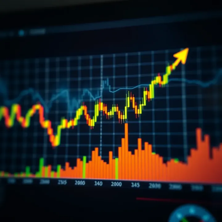 Graph illustrating the concept of deviation in forex price movements