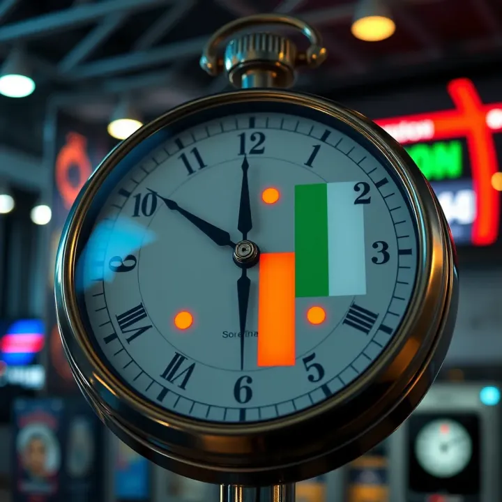 World clock showing London and Nigerian time zones alignment for forex trading