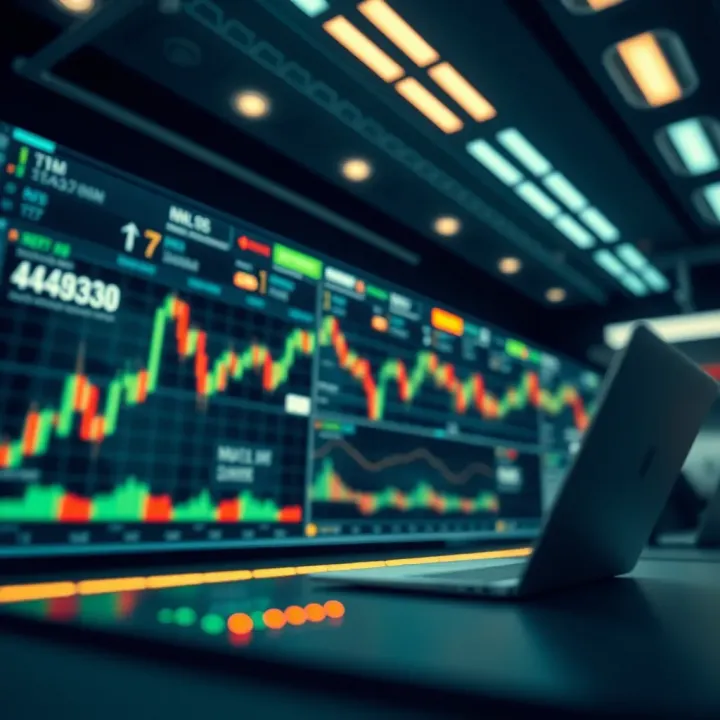 Conceptual illustration showing safe digital trading and regulatory compliance