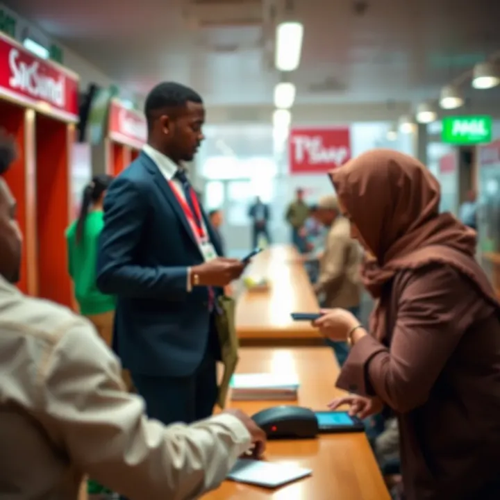 Illustration of secure transaction process within Nigeria's digital ecosystem